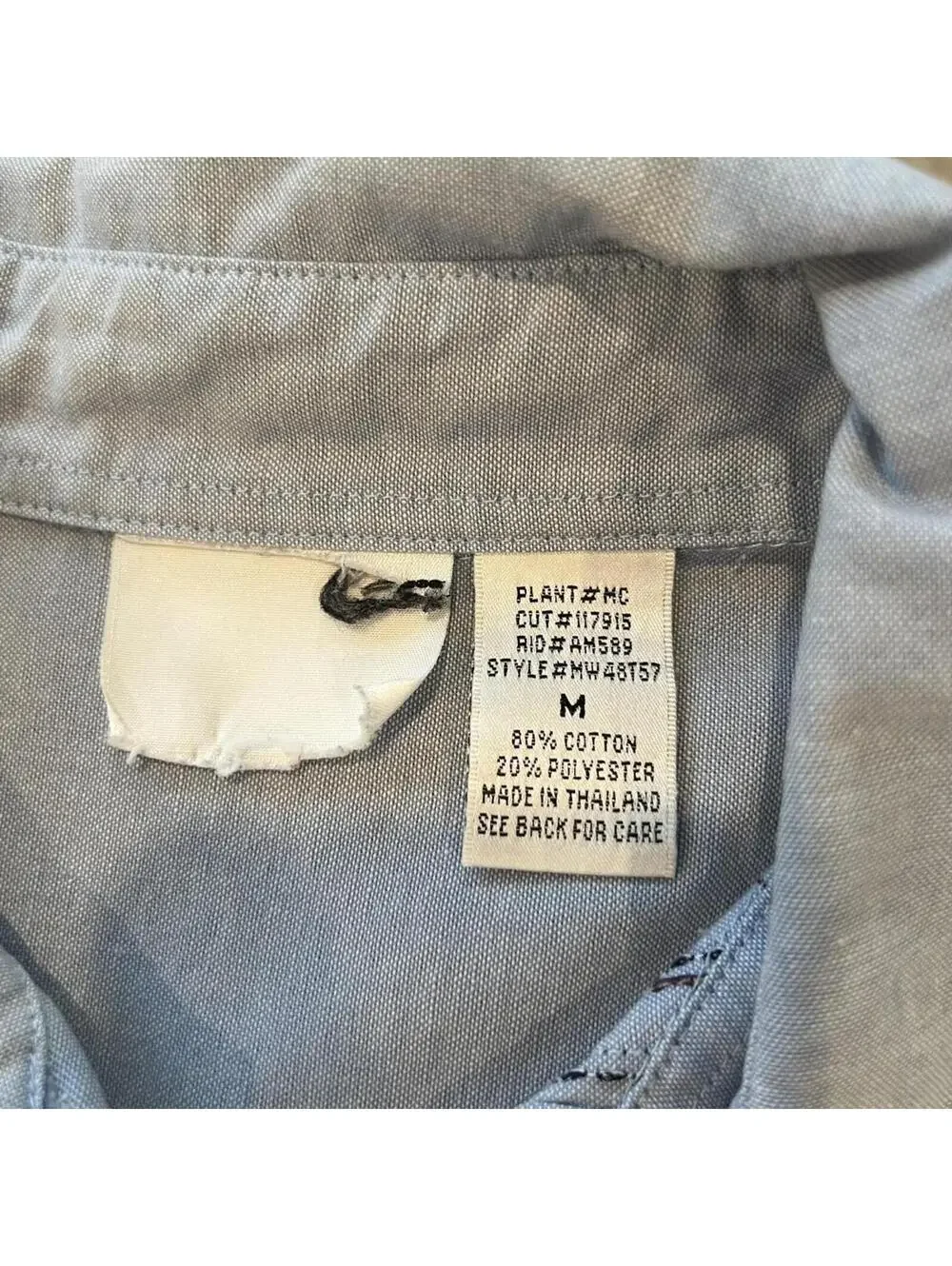 Vintage 90’s Embroidered Floral Button Up Shirt Cottagecore Boho - Picture 6 of 6